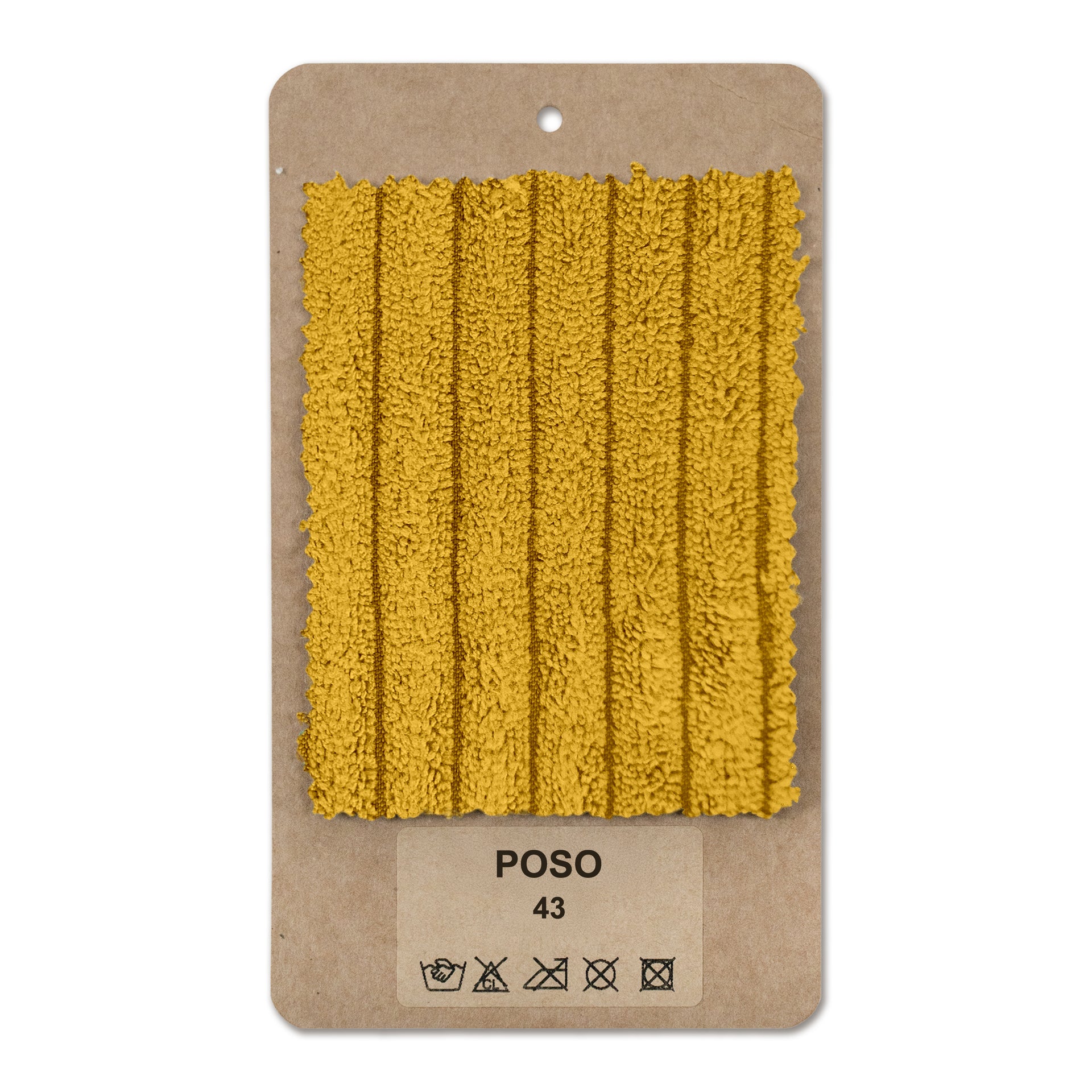 Próbnik tkanin Sztruks Miodowy Dąb (POSO 43)