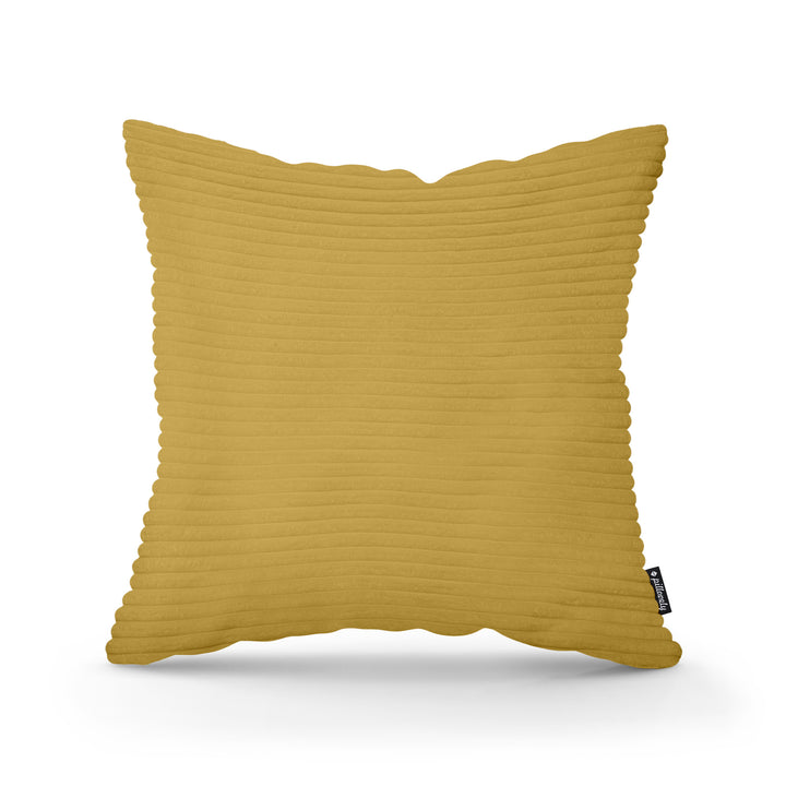 Poduszka Dekoracyjna Szeroki Sztruks 45x45 Miodowy Dąb