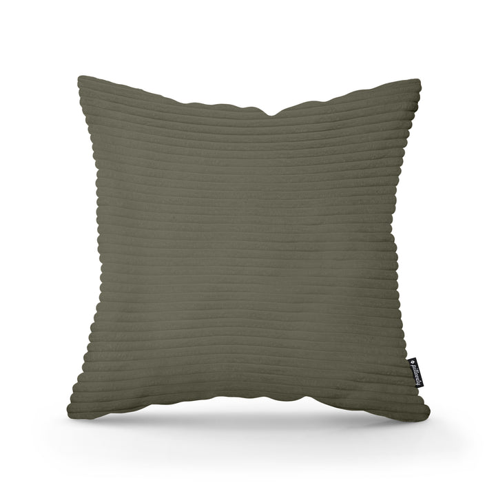 Poduszka Dekoracyjna Szeroki Sztruks 45x45 Zielony Dąb