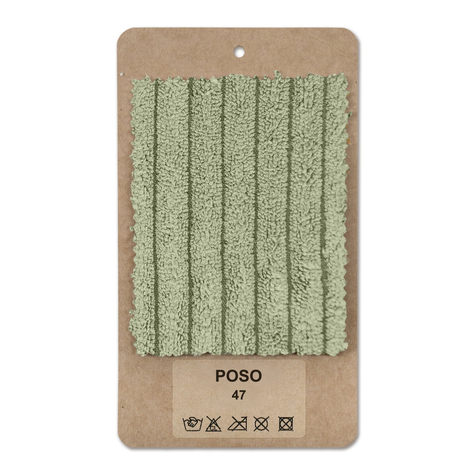 Próbnik tkanin Sztruks Szarozieleń