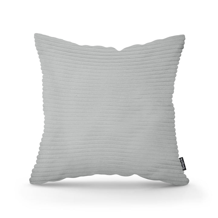 Poduszka Dekoracyjna Szeroki Sztruks 45x45 Szary Bambus