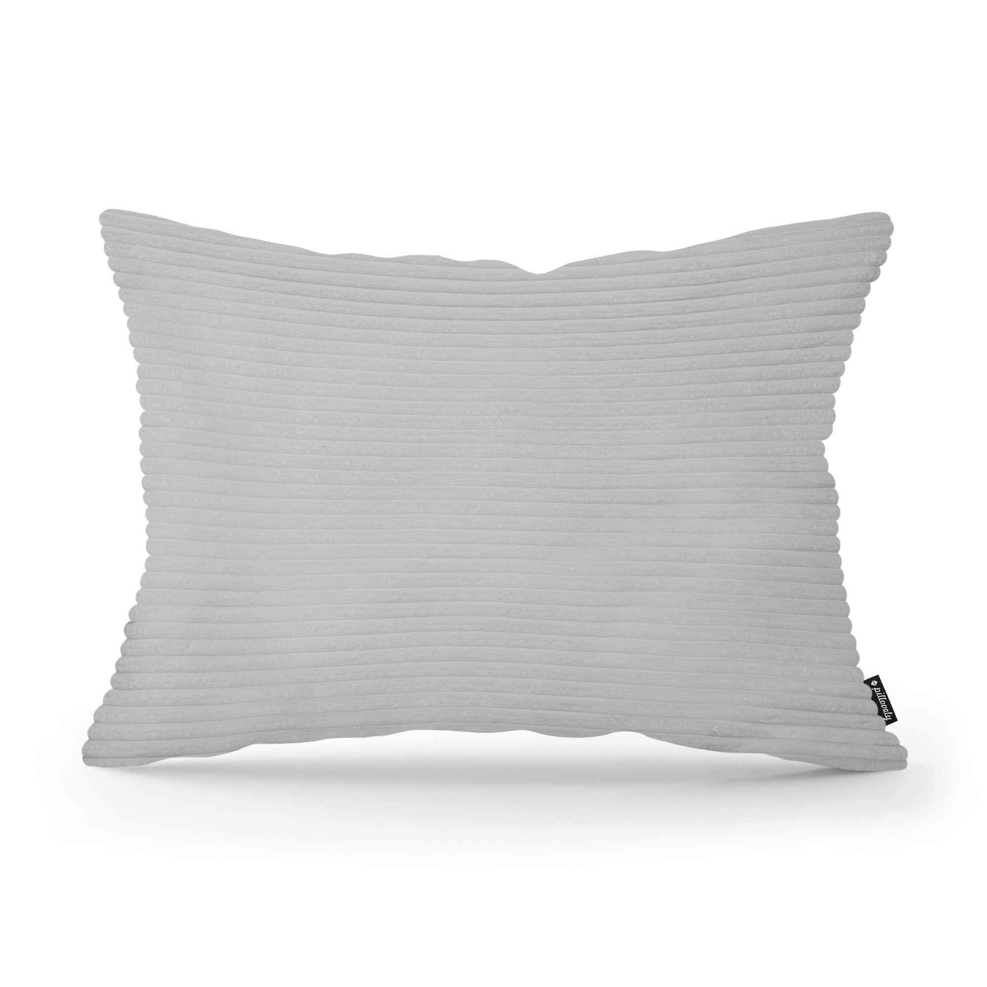 Poduszka Dekoracyjna Szeroki Sztruks 40x55 Szary Bambus