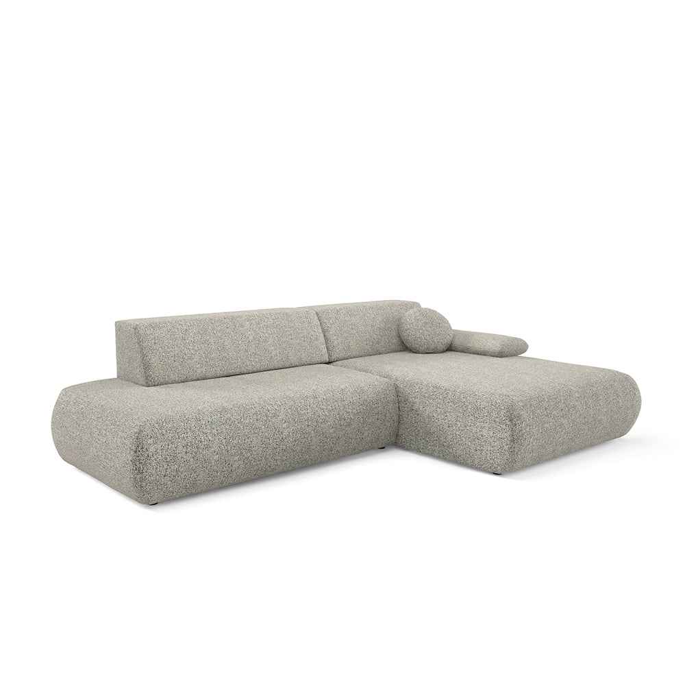 Narożnik z funkcją spania Puentro Lniana Mgła (PUENTE 11)