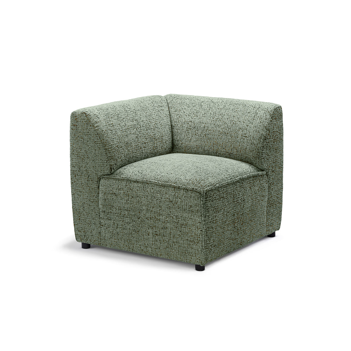 Sofa Modułowa BRICK Moduł M Prawo Zgaszona Oliwka (BELLA 85)