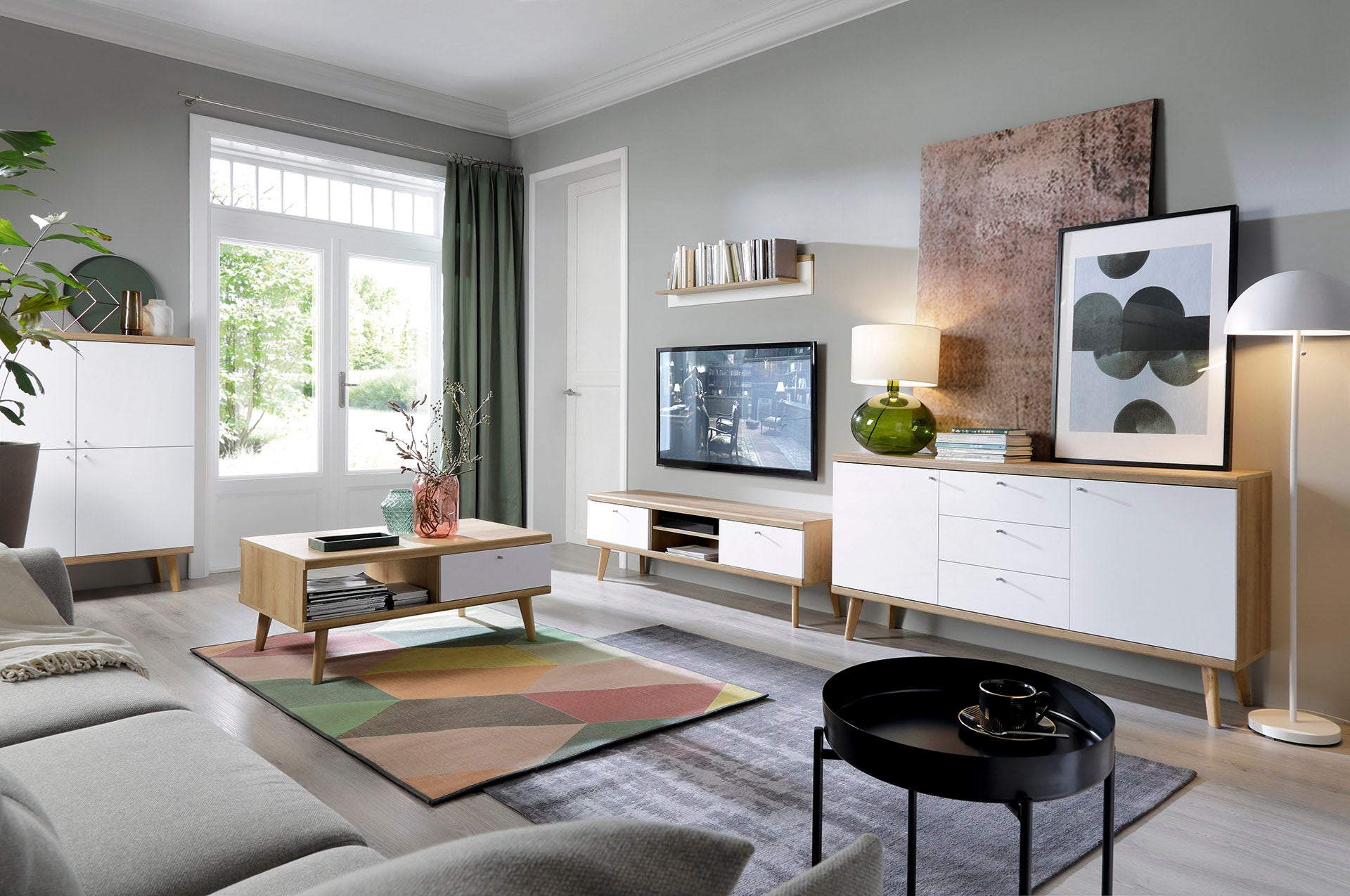 Komoda 107x134 w stylu skandynawskim | Lato