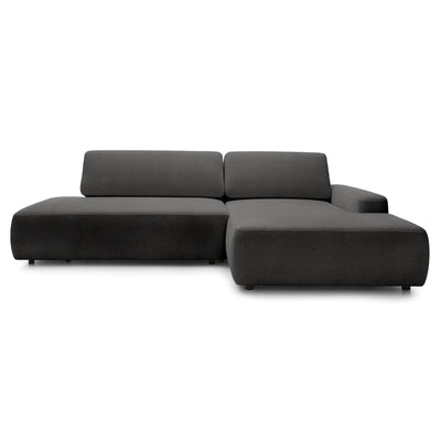 Narożnik z funkcją spania 4-osobowy 125x210 w stylu japandi | Bamby