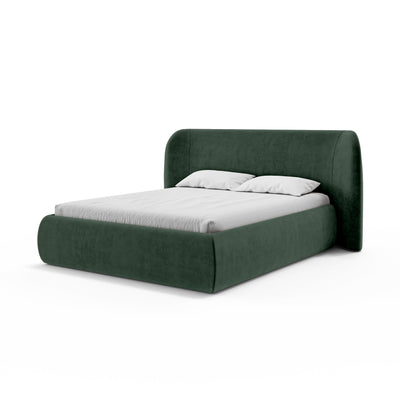 Polsterbett mit Bettkasten im Modern-Soft-Stil | Frasspo
