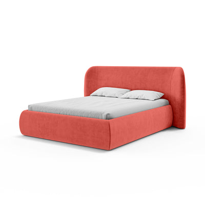 Polsterbett mit Bettkasten im Modern-Soft-Stil | Frasspo