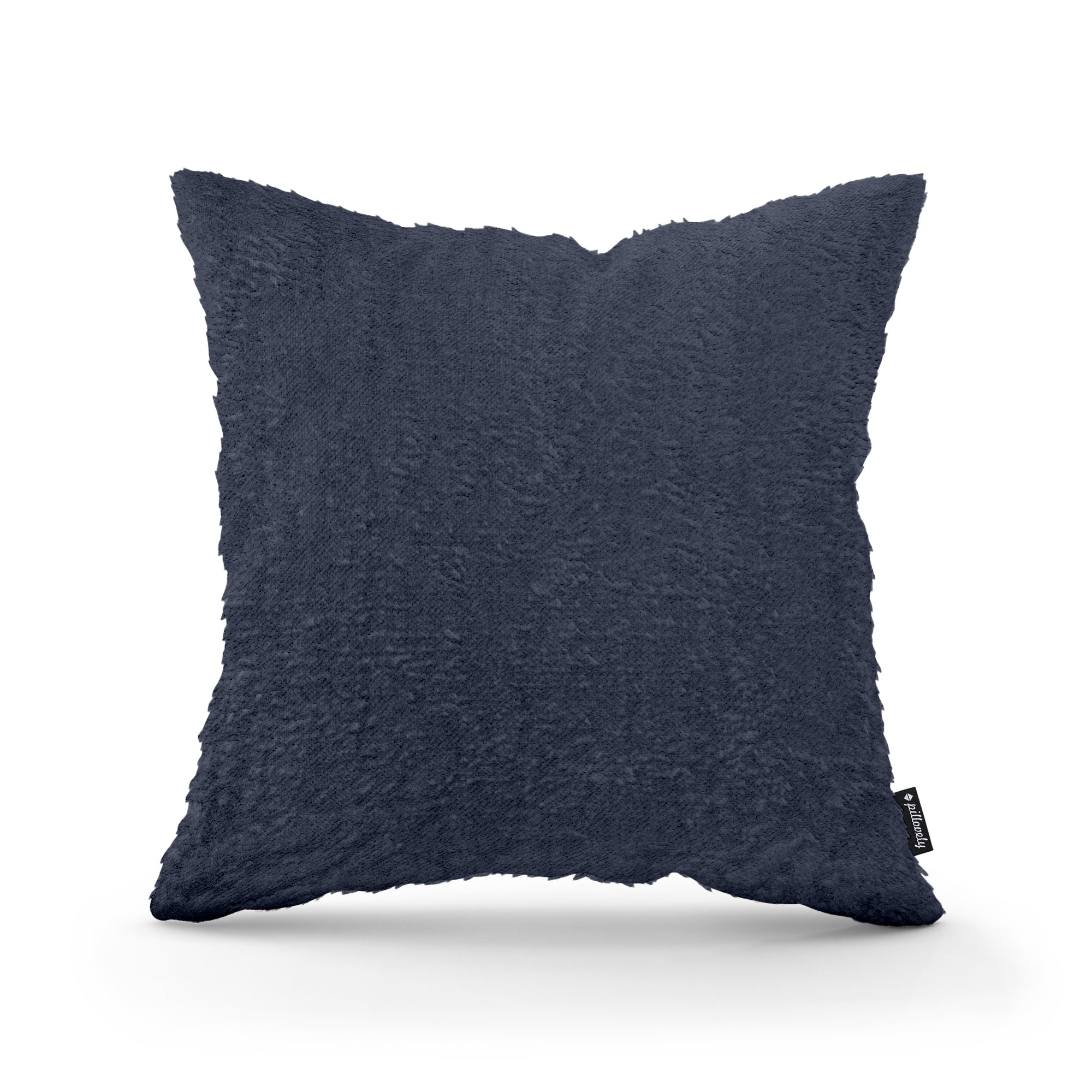 Poduszka Dekoracyjna Plusz 45x45 Atramentowy Grafit