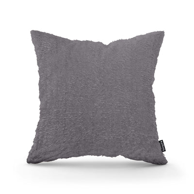Poduszka dekoracyjna 45×45 cm w stylu glamour | Plusz Fioletowy Kamień (SORRISO 03)