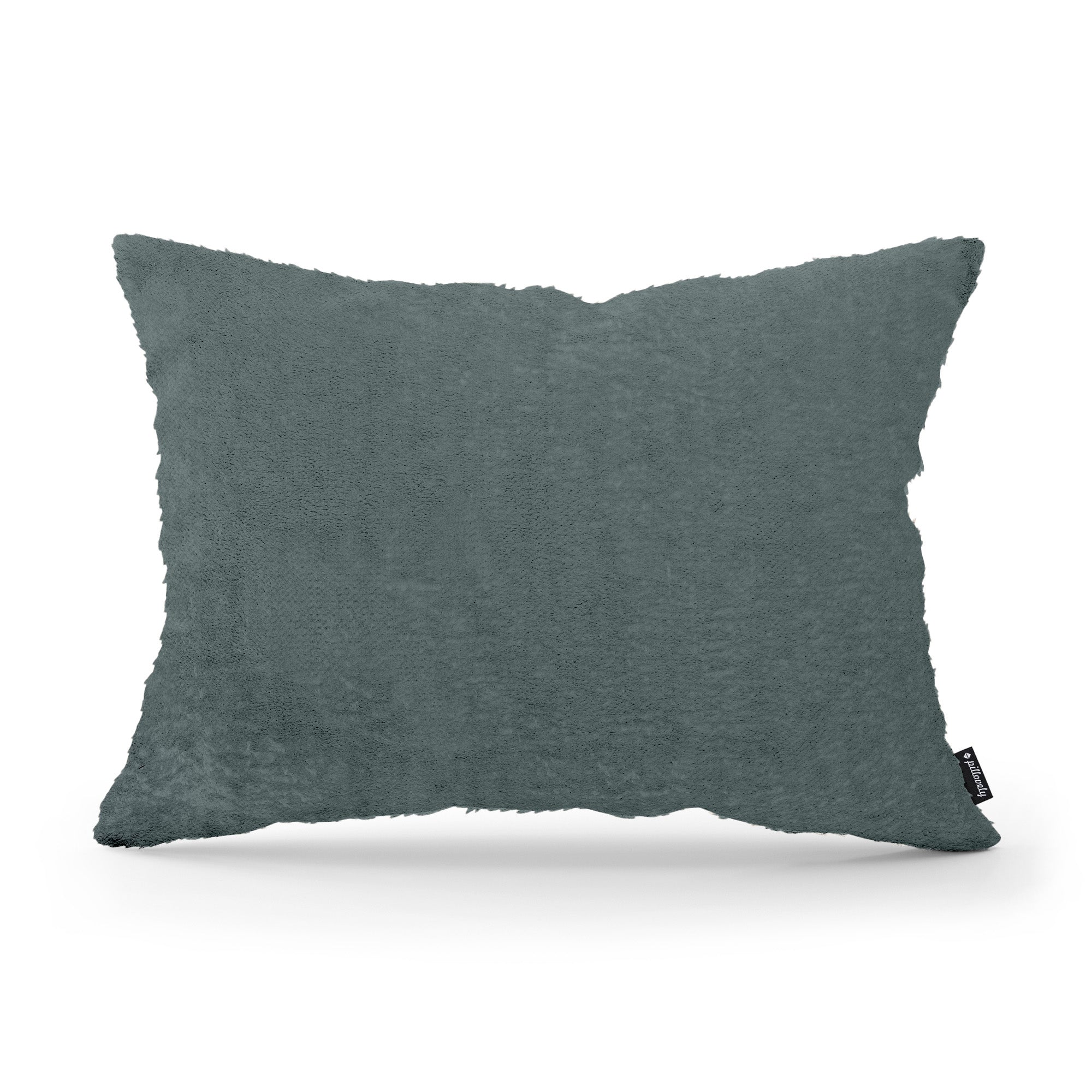 Poduszka Dekoracyjna Plusz 40x55 Rubinowy Granat