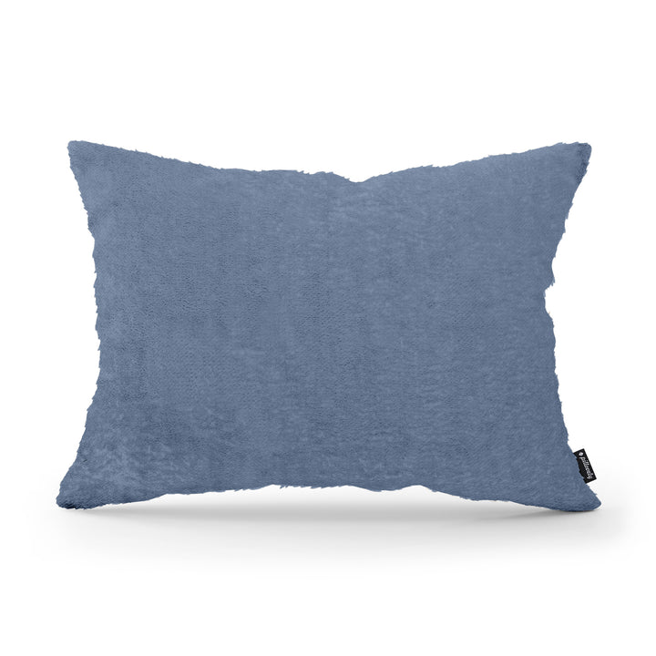Poduszka Dekoracyjna Plusz 40x55 Stalowy Błękit