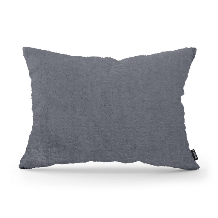Poduszka Dekoracyjna Plusz 40x55 Grafitowa Poświata