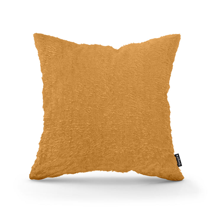 Poduszka Dekoracyjna Plusz 45x45 Miodowa Ochra