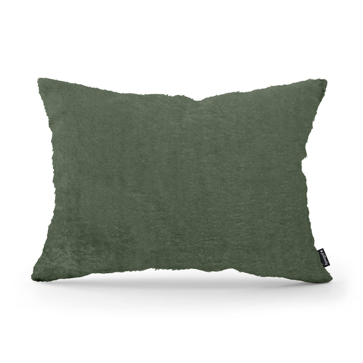 Poduszka Dekoracyjna Plusz 40x55 Zielony Grafit