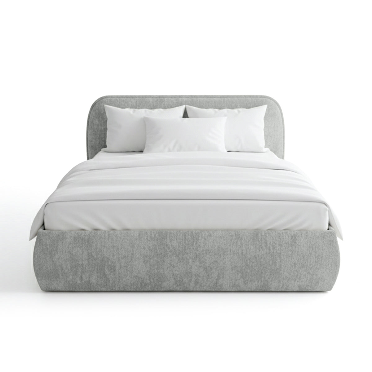 Polsterbett mit Bettkasten im Soft-Modern-Stil | Eterial