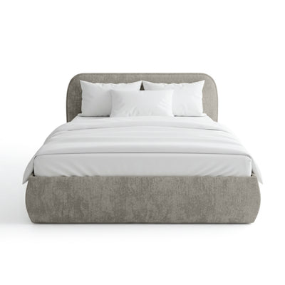 Polsterbett mit Bettkasten im Soft-Modern-Stil | Eterial