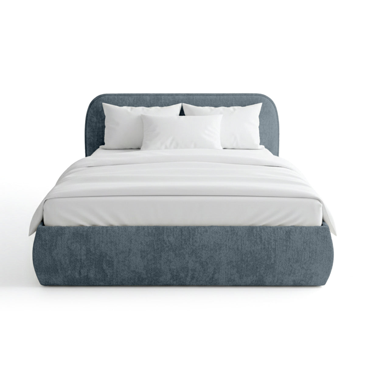 Polsterbett mit Bettkasten im Soft-Modern-Stil | Eterial