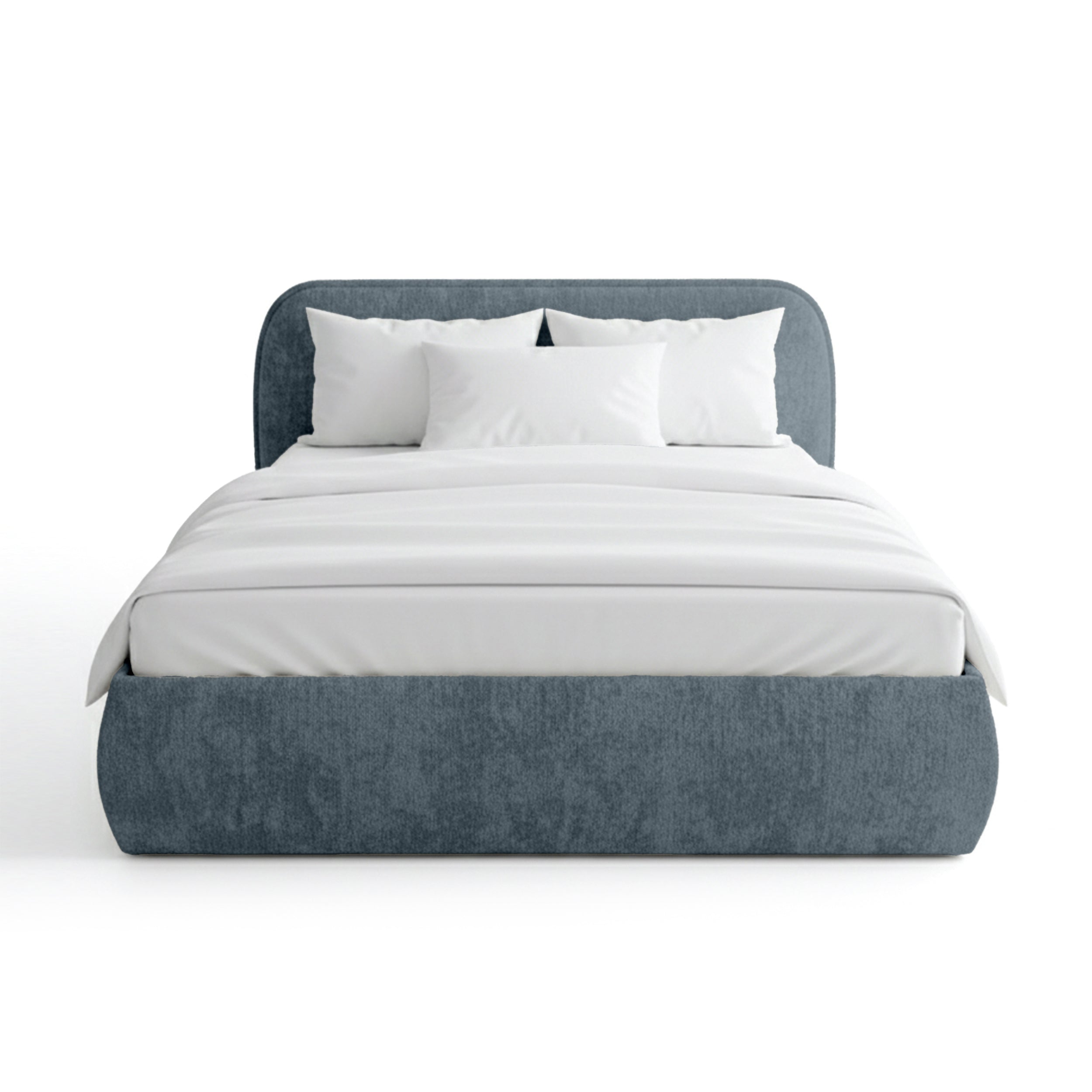 Polsterbett mit Bettkasten im Soft-Modern-Stil | Eterial