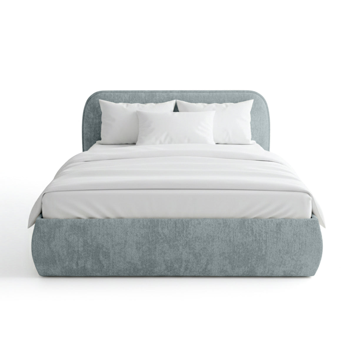Polsterbett mit Bettkasten im Soft-Modern-Stil | Eterial