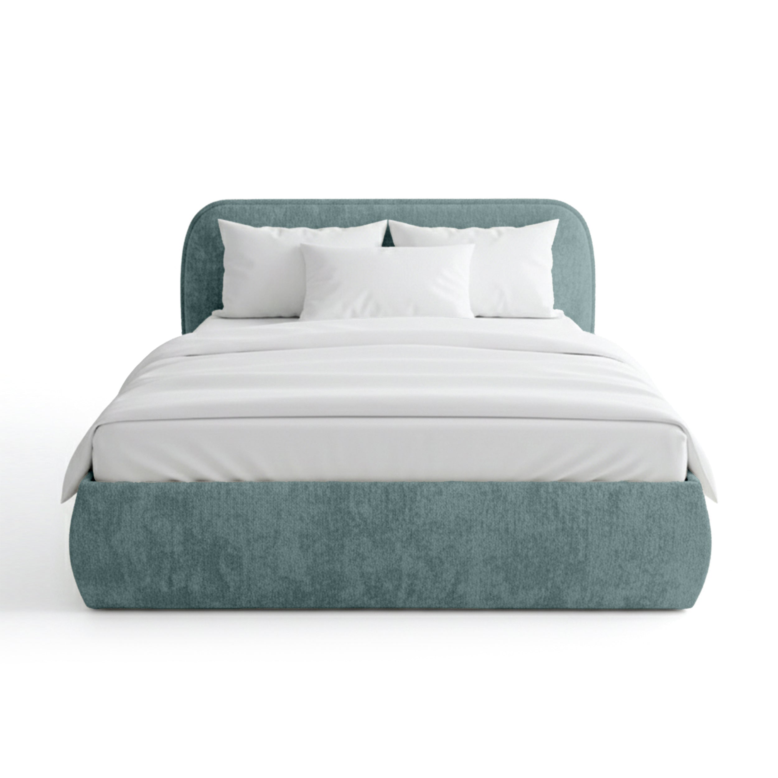 Polsterbett mit Bettkasten im Soft-Modern-Stil | Eterial