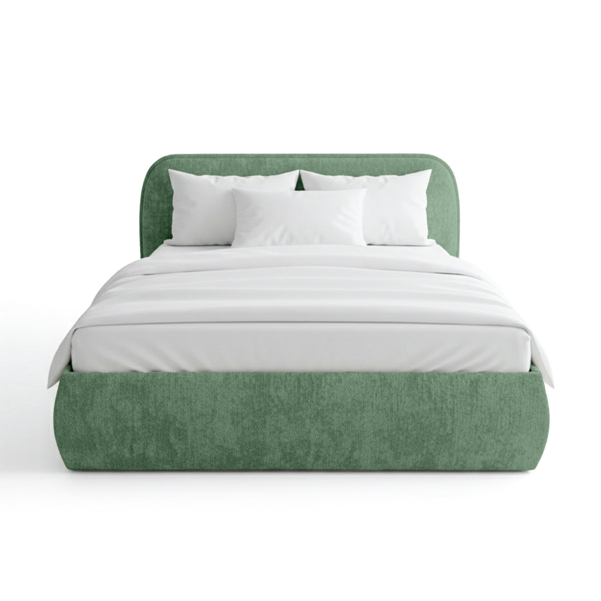 Polsterbett mit Bettkasten im Soft-Modern-Stil | Eterial