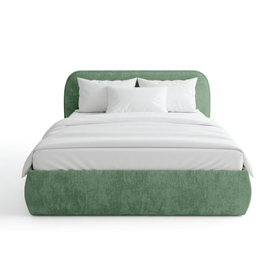 Polsterbett mit Bettkasten im Soft-Modern-Stil | Eterial