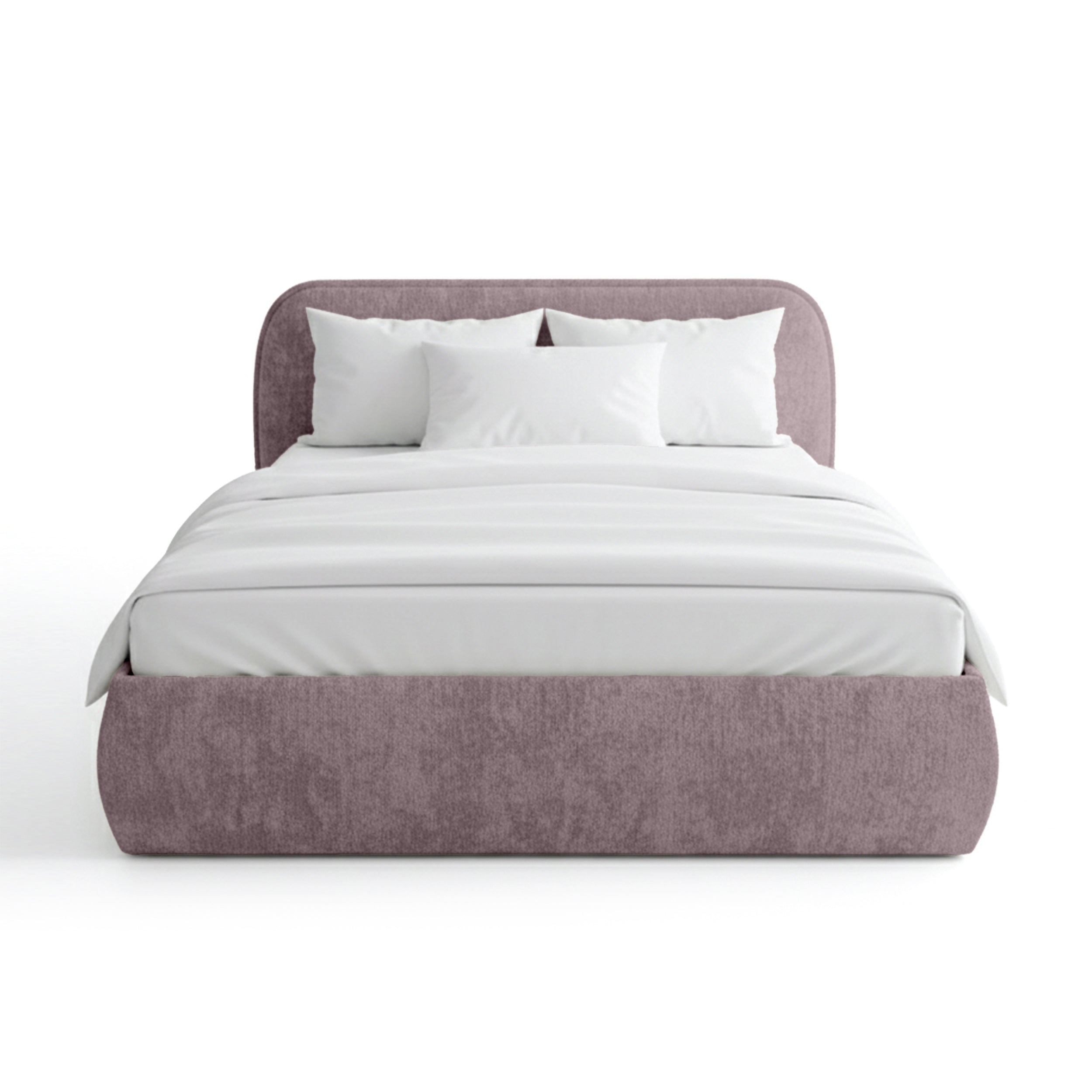 Polsterbett mit Bettkasten im Soft-Modern-Stil | Eterial