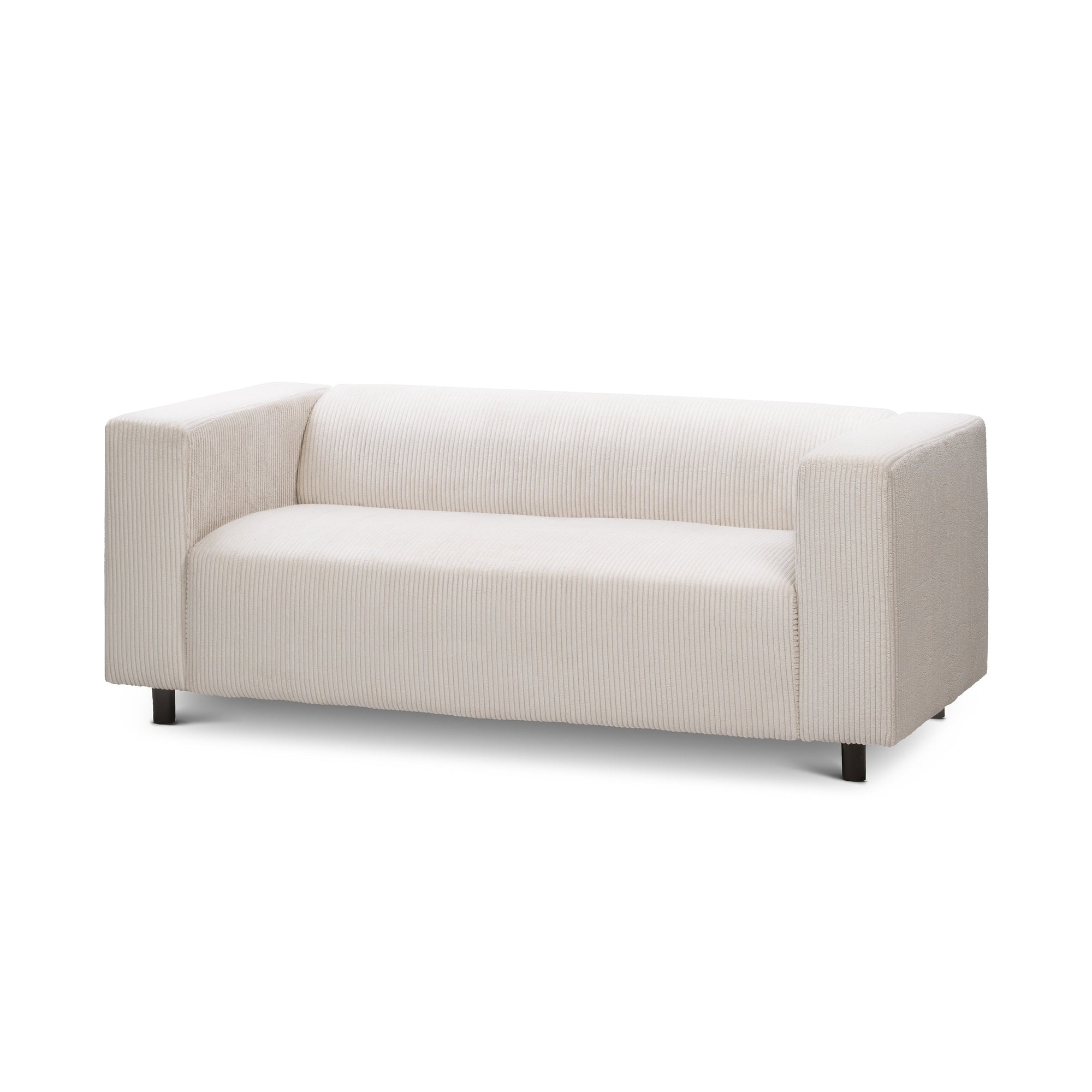 Sofa 3-osobowa 175 cm – kompaktowa, nowoczesny sztruks | July Porcelanowy Beż (POSO 38)