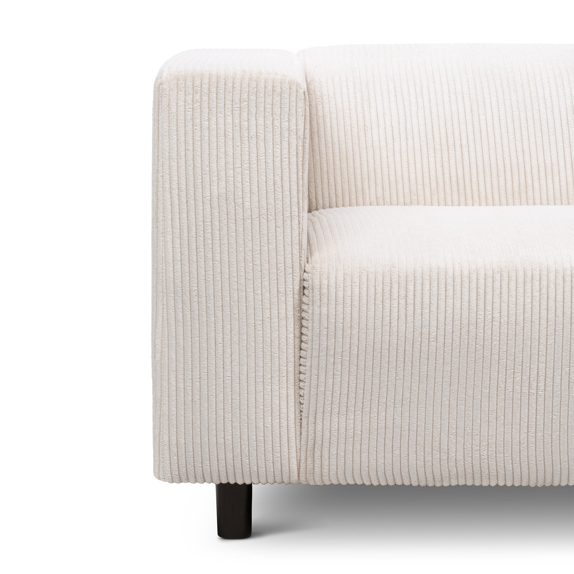 Sofa 3-osobowa 175 cm – kompaktowa, nowoczesny sztruks | July