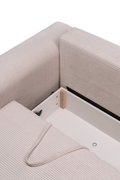 Schlafsofa 145 × 203 mit Bettkasten im modernen Stil | Zoria