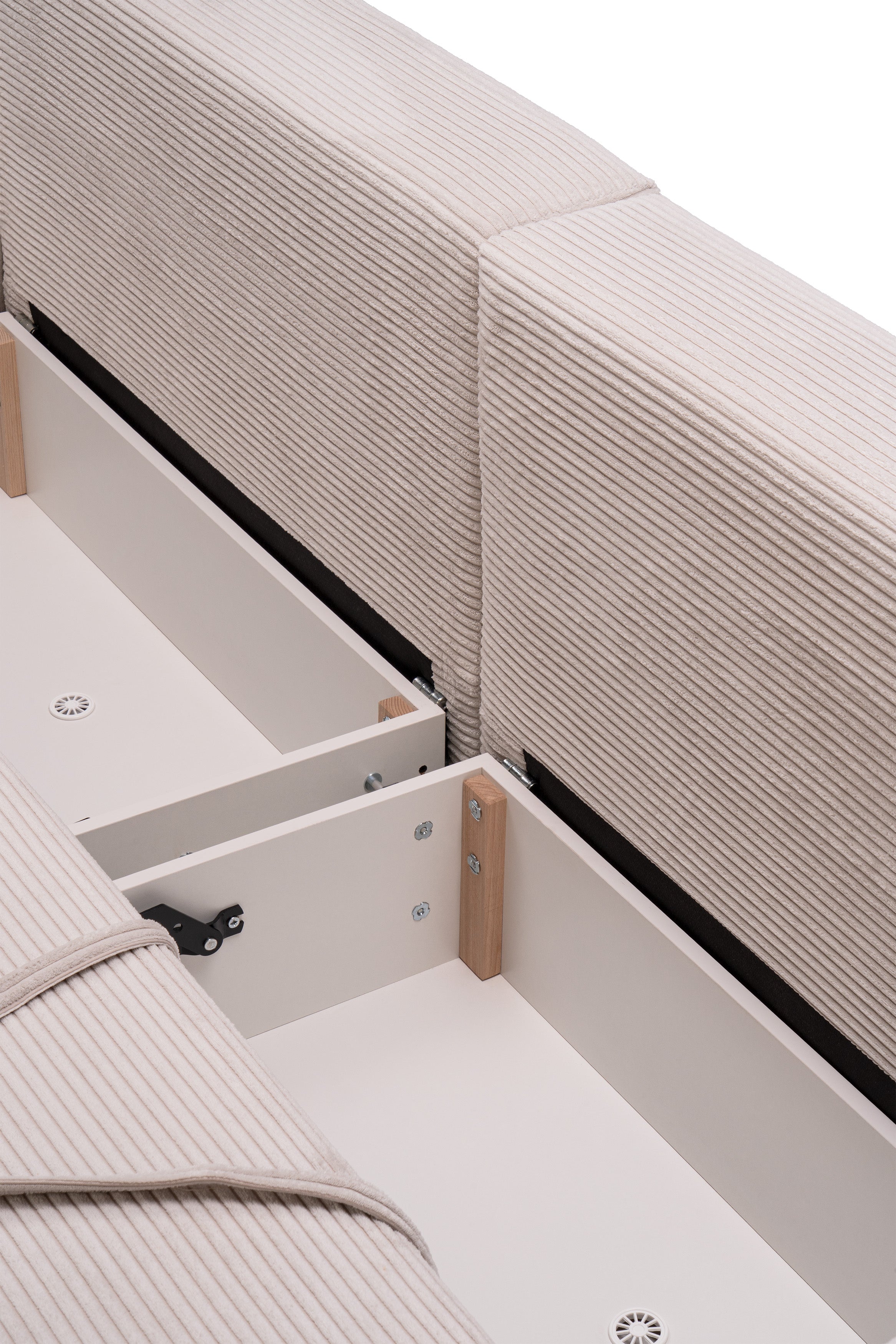 Schlafsofa 145 × 203 mit Bettkasten im modernen Stil | Zoria