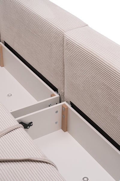 Schlafsofa 145 × 203 mit Bettkasten im modernen Stil | Zoria