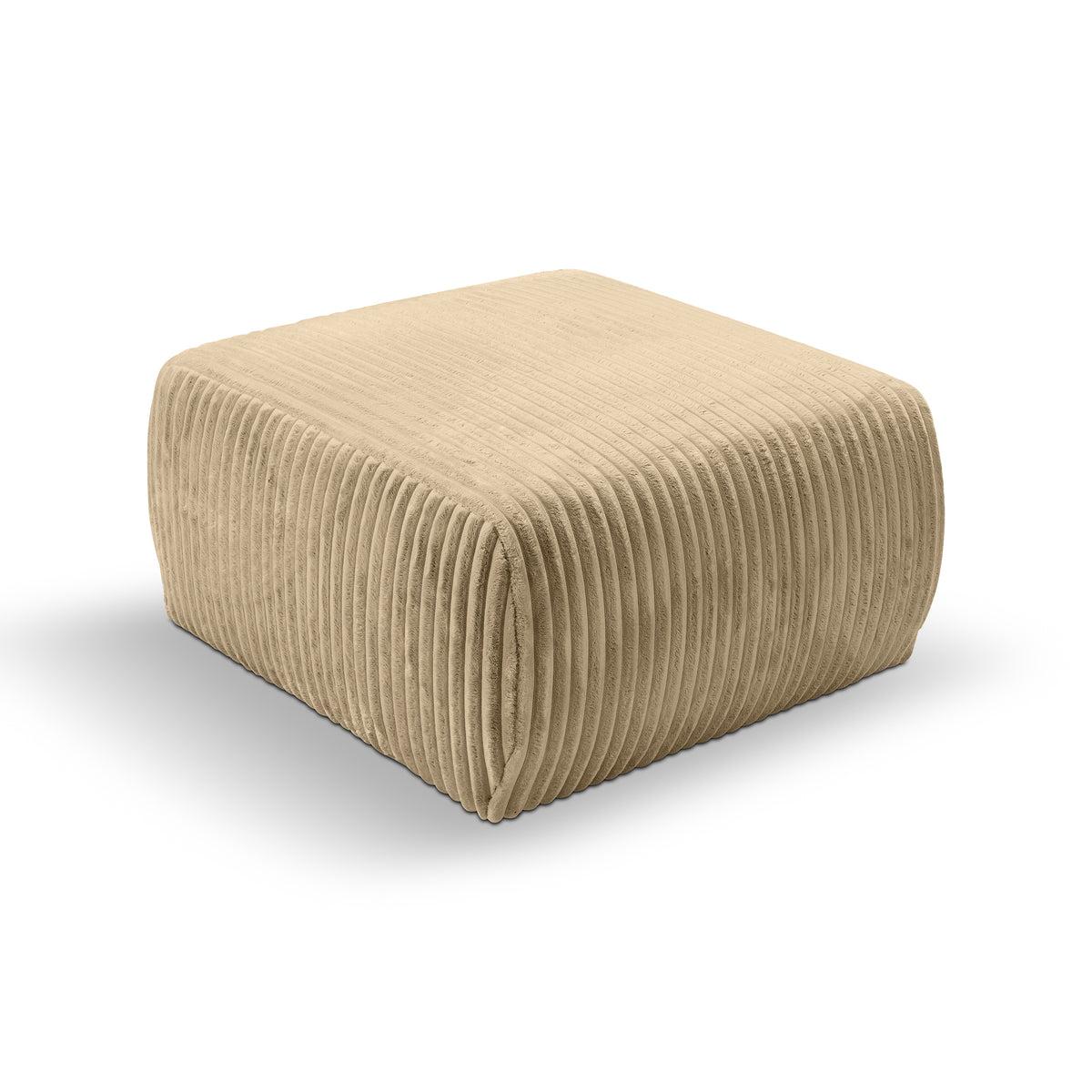 Gepolsterter Pouf 82x41 im Vintage-Stil | ALLORO – Oliv-Kupfer (TILIA 11)