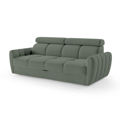 Sofa z funkcją spania 3-osobowa 227 cm w stylu minimalistycznym | Franec