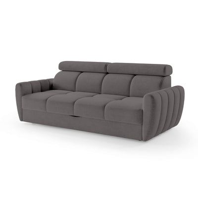 Sofa z funkcją spania 3-osobowa 227 cm w stylu minimalistycznym | Franec
