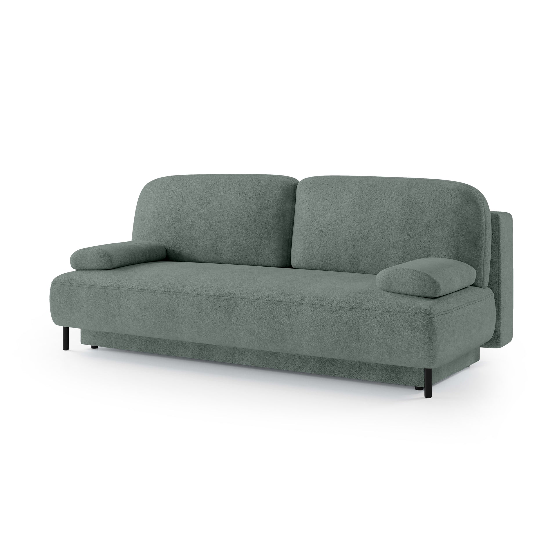 Sofa 2-osobowa z funkcją spania 140x200 z pojemnikiem w stylu nowoczesnym | Tola