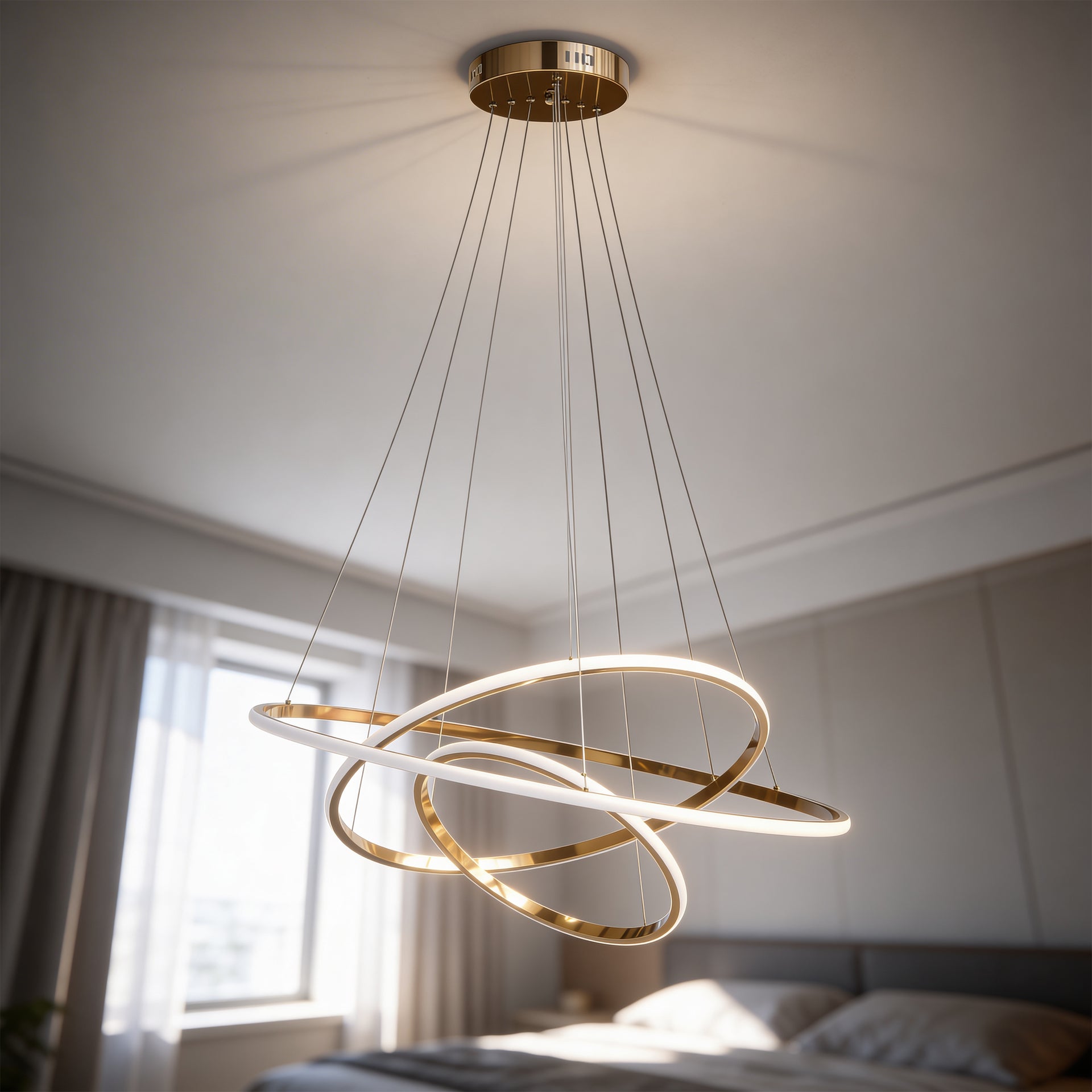 Lampa wisząca LED pętle Movimento