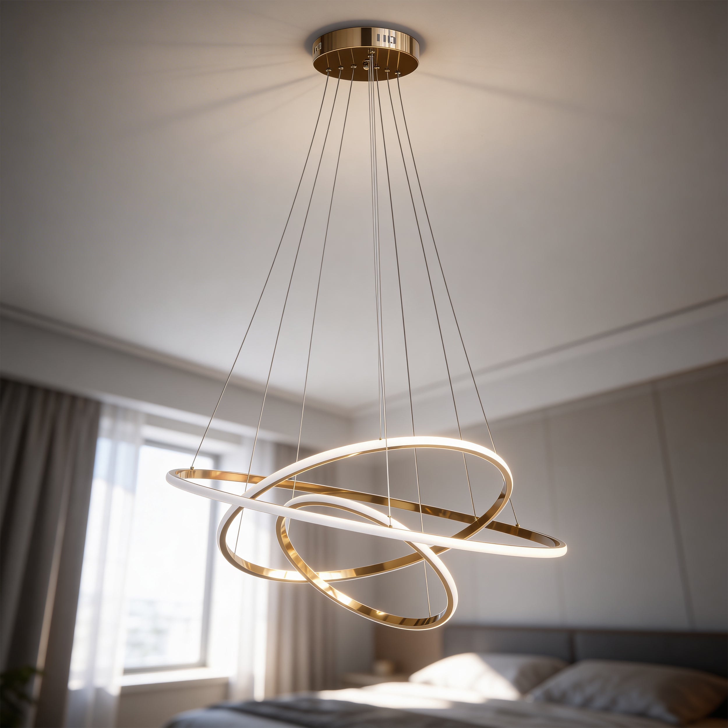 Lampa wisząca LED pętle Movimento