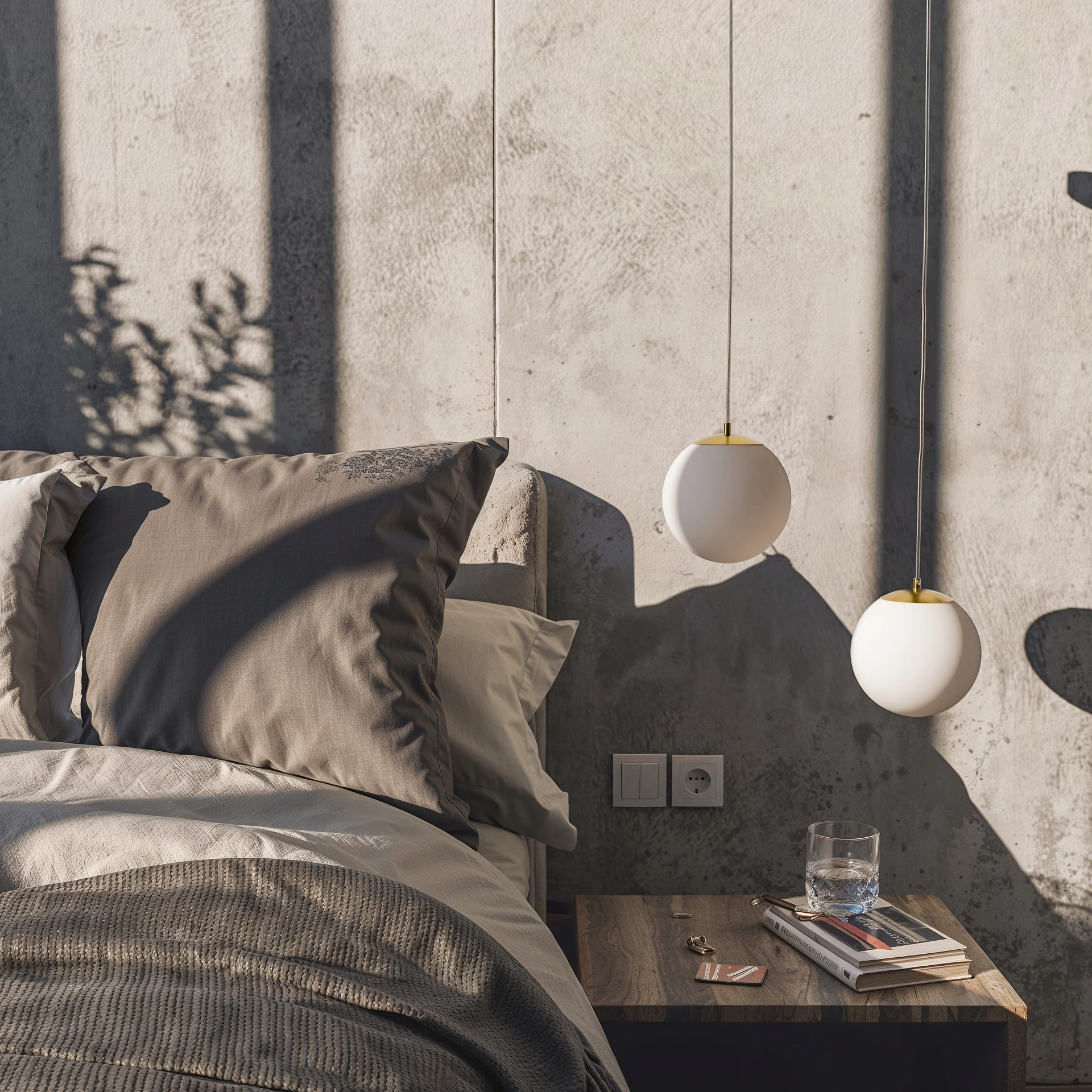 Lampa wisząca pojedyncza kula Orbitella