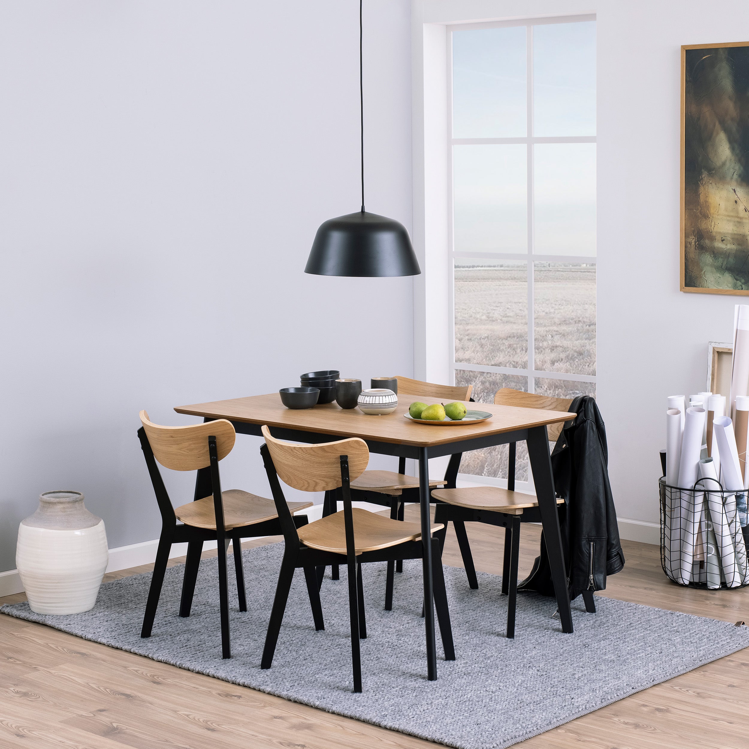 Stół do jadalni 120x80 w stylu skandynawskim | Krel