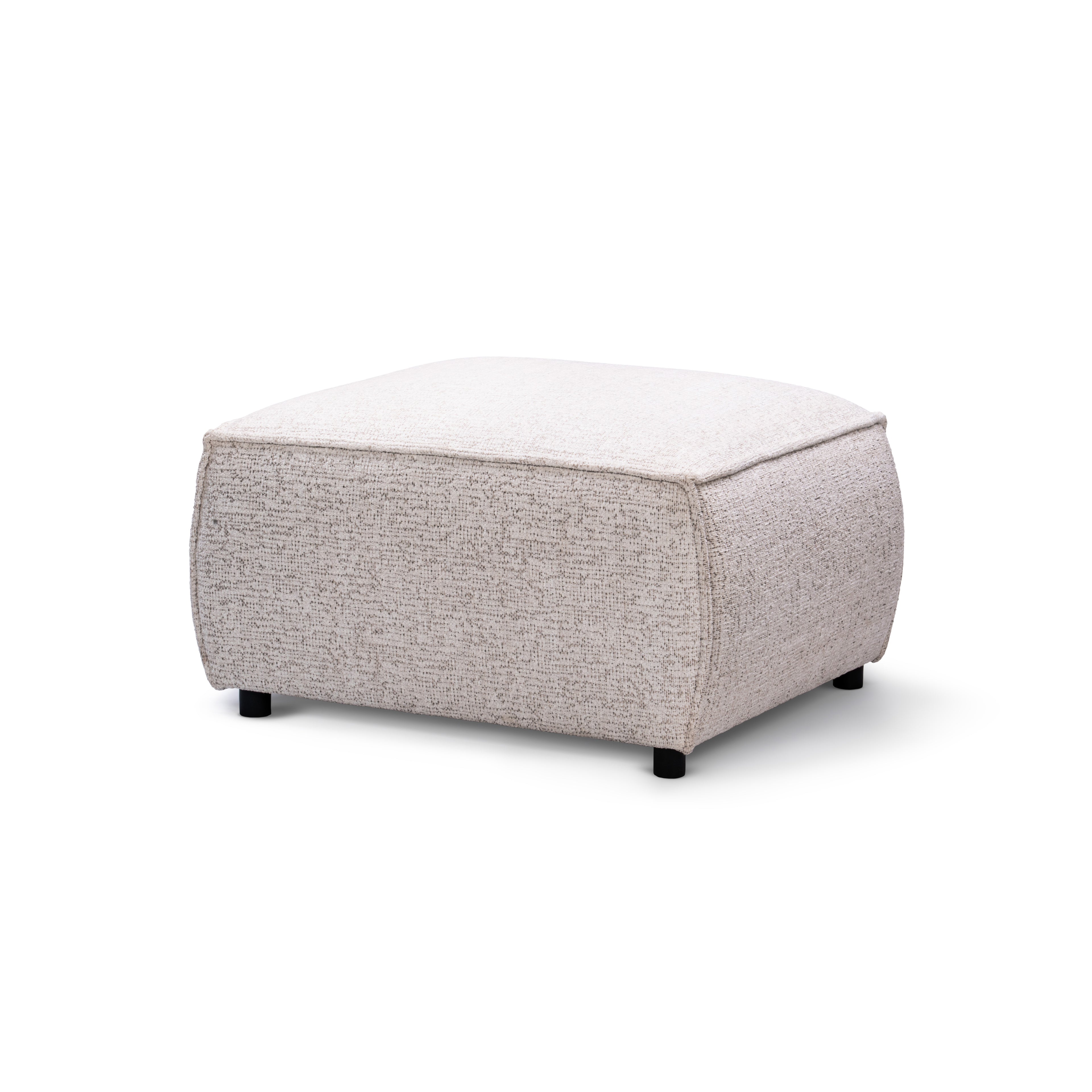 Pufa BRICK Porcelanowy Beż (BELLA 05)