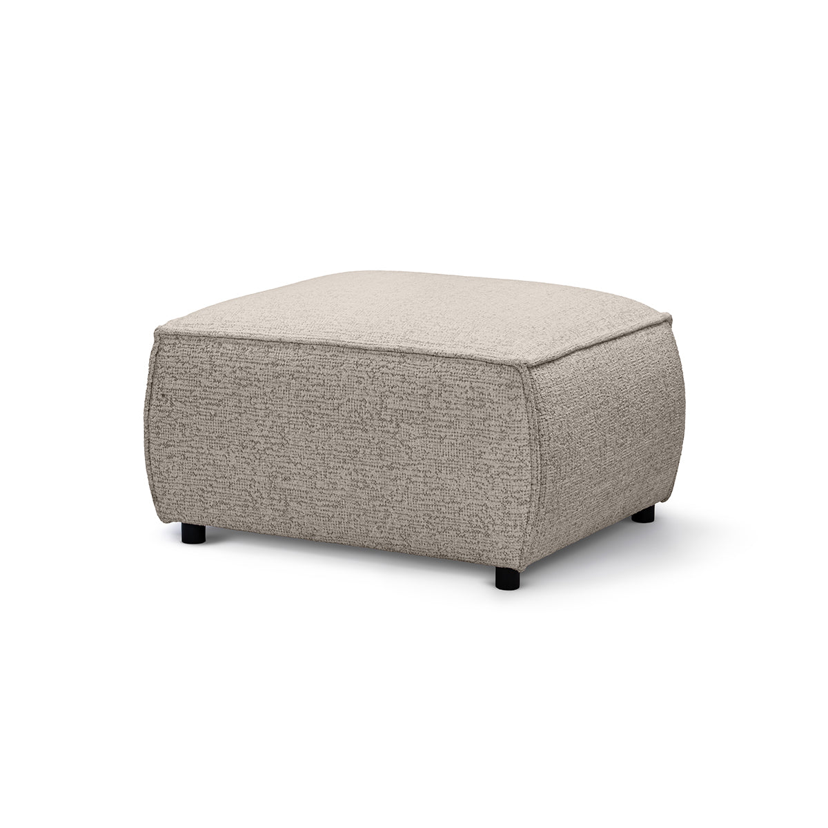 Pufa 94x40 cm w stylu nowoczesnym | BRICK Zgaszony Len (BELLA 60)