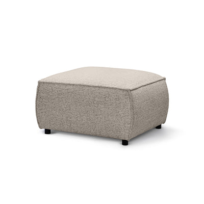 Pufa 94x40 cm w stylu nowoczesnym | BRICK Zgaszony Len (BELLA 60)