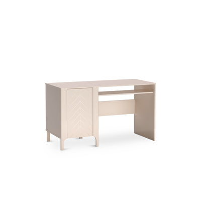 Schreibtisch EKLIPSO 135x78 mit Schrankfach im modernen Stil, Farbe Kaschmir – Hauptbild | Pillovely