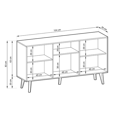 Komoda Las 154x83