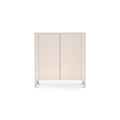 Kommode EKLIPSO 103x95 mit zweitüriger Front im modernen Stil, Farbe Kaschmir – Vorderansicht | Pillovely