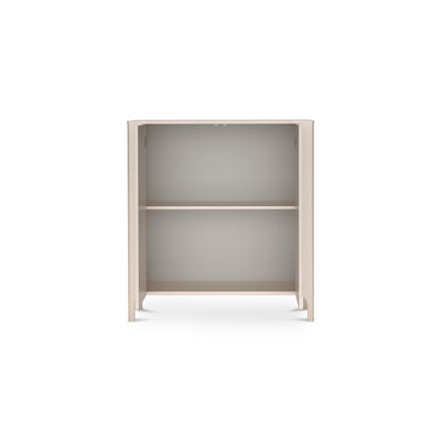 Kommode EKLIPSO 103x95 mit zweitüriger Front im modernen Stil, Farbe Kaschmir – geöffnet | Pillovely