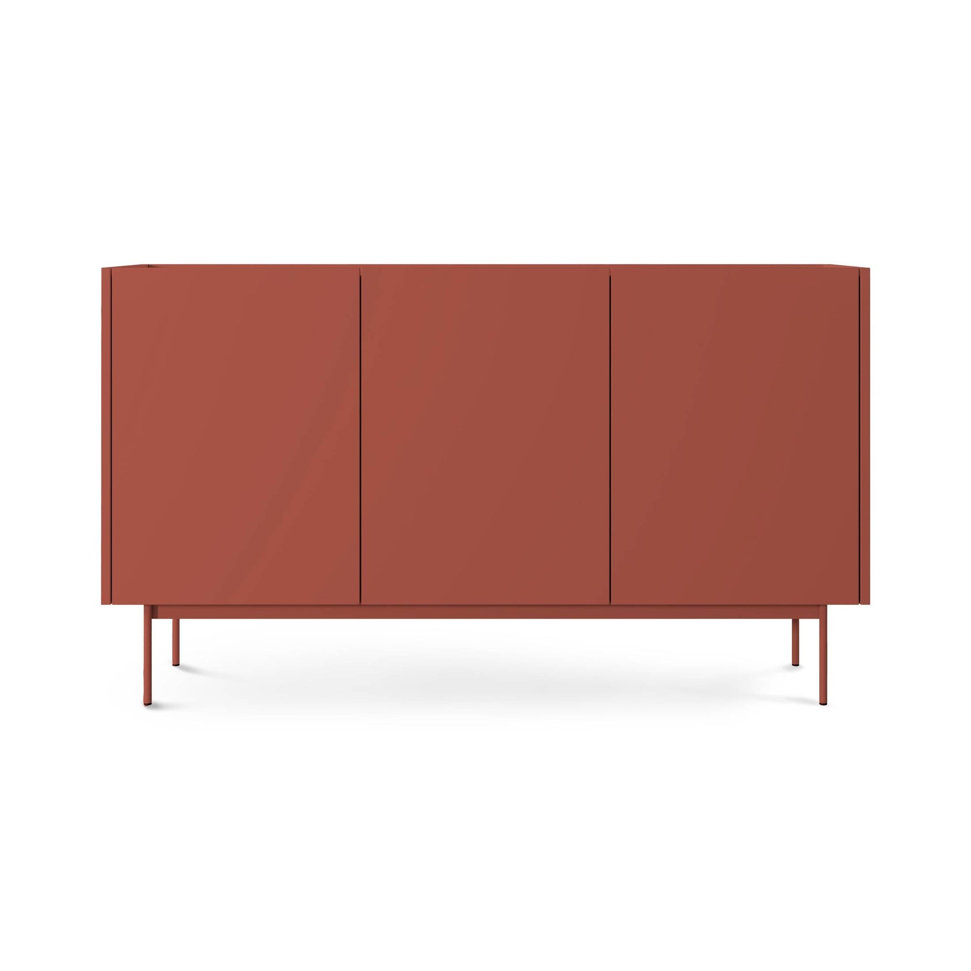 Komoda 144x83 w stylu nowoczesnym - bezuchwytowe fronty, cichy domyk, metalowe nogi | Bema