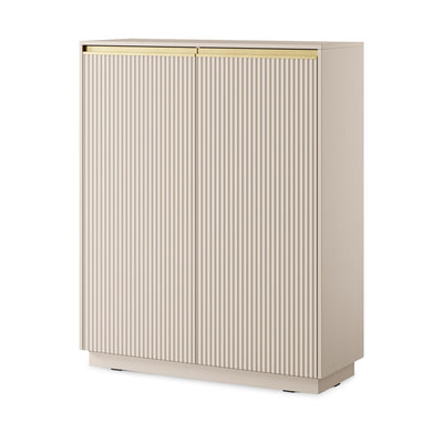 Komoda 104x127 w stylu nowoczesnym | Westa Beżowy